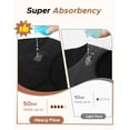 thumbnail image 6 of INNERSY High Waist Plus Size Period Underwear for Women Heavy Flow Cotton Leakproof Panties 3 Pack(5XL,Black), 6 of 11