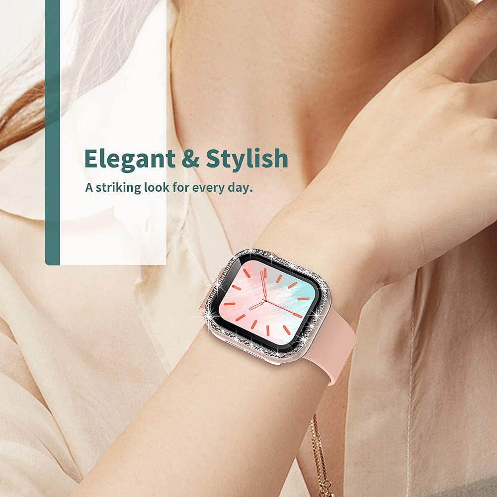 Apple watch diamond face cover hotsell