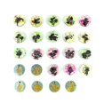 thumbnail image 5 of Molde de silicona para llavero de planta de flores con agujero, colgante hecho a mano, 5 of 5