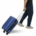 thumbnail image 3 of PRZL 21in Hardside Expandable Luggage, Waterproof Suitcase with Spinner Wheels&Height Adjustable Handle for Travel, Business Trips (Navy Blue), 3 of 13