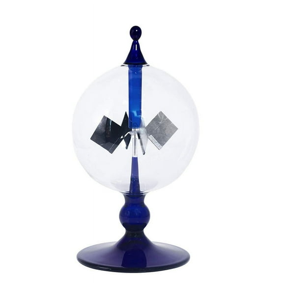 Blue Solar Power Radiometer Sunlight Energy Crookes Vanes Windmill Gift Home Desk Decoration