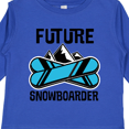 thumbnail image 4 of Inktastic Snowboarding Future Snowboarder Boys or Girls Long Sleeve Toddler T-Shirt, 4 of 5