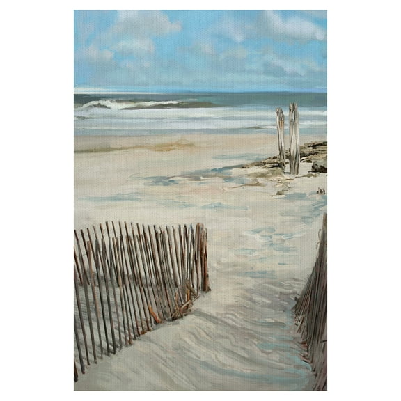 Masterpiece Art Gallery Perfect Day At The Beach I by Studio Arts Canvas Art Print 24" x 36"