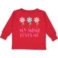 thumbnail image 3 of Inktastic Mimi Loves Me Daisies Girls Long Sleeve Toddler T-Shirt, 3 of 5