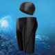 thumbnail image 2 of Bañador de hombre 2024, bañador de piel de tiburón, gorro de baño, equipo de natación, bañadores Five Minute, venta al por mayor, disponible, 2 of 4