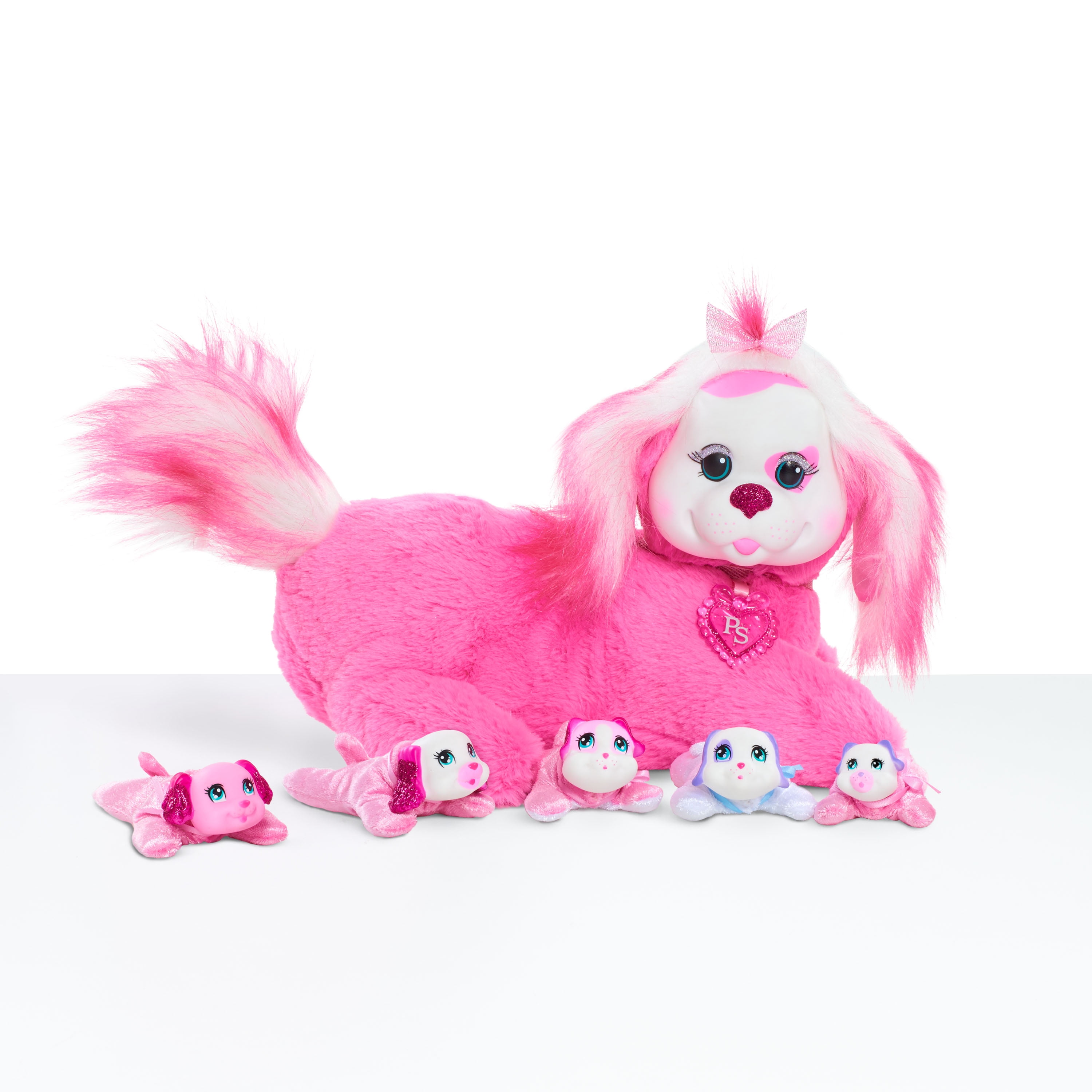 green puppy plush
