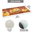 thumbnail image 3 of Halloween Pumpkins Bathroom Rug 39x20 Non Slip Quick Dry Washable Bathroom Mats for Bedroom Living Room Kitchen, 3 of 7
