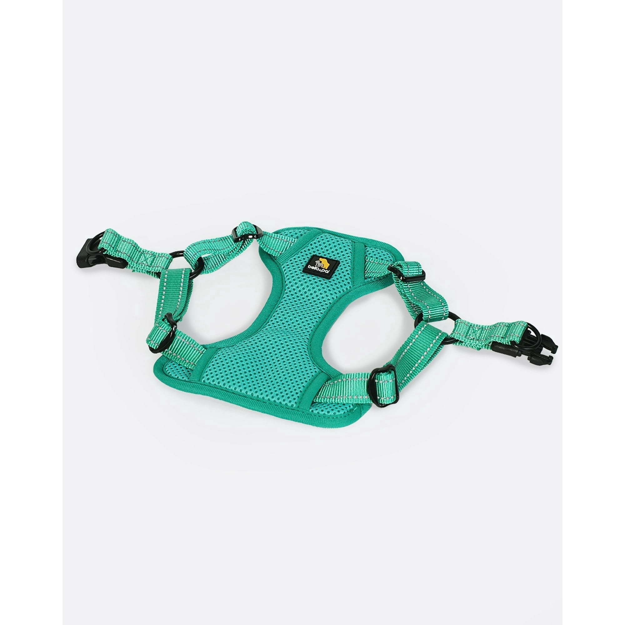 BELLA & PAL Puppy Harness, Dog Harness Small Sized Dog, No Pull Dog Harness, Dog Harness for Small Dogs, Step in Harness for Extra Small Dogs, Dog Harness for Medium Dogs, Emerald, XL