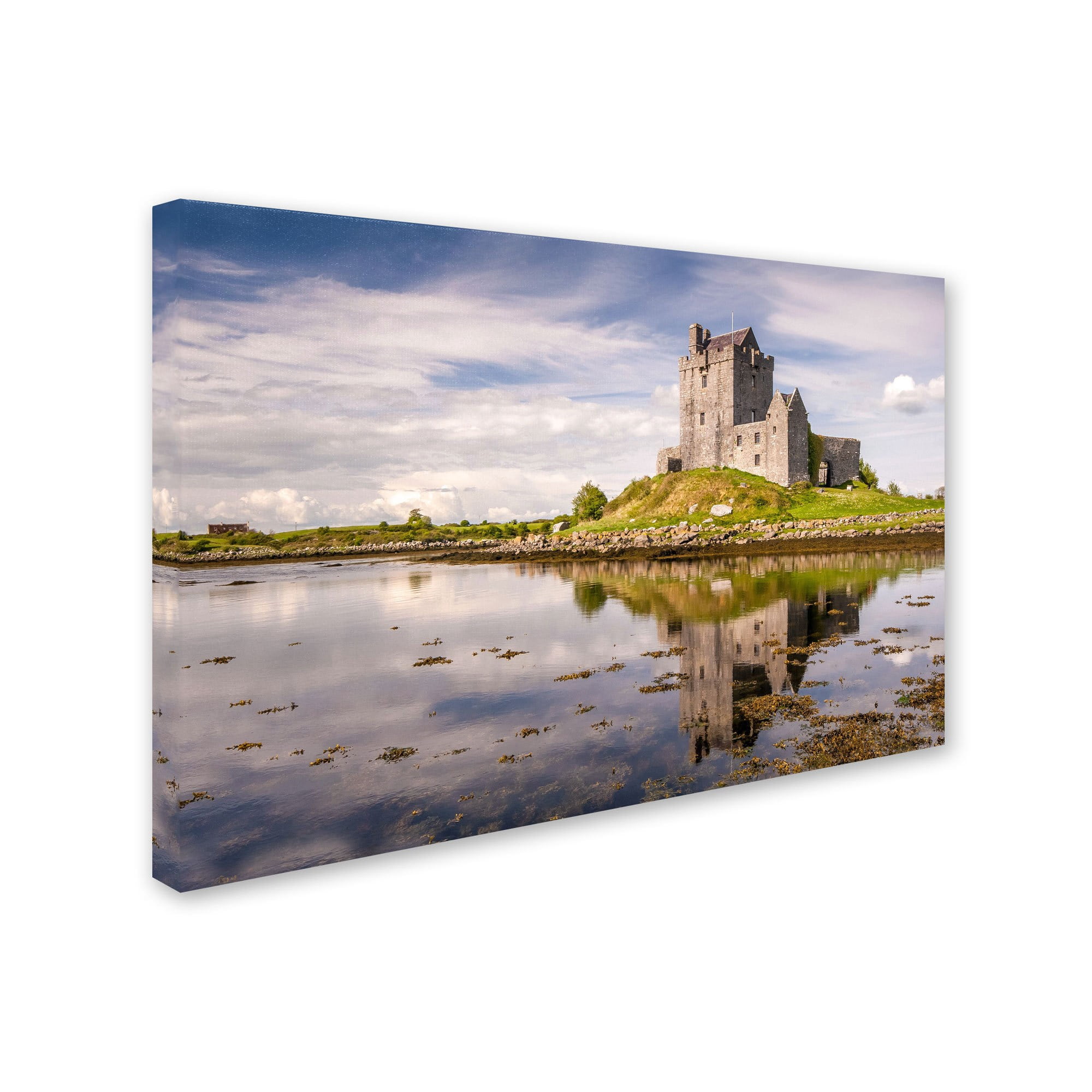 Trademark Fine Art "Dunguaire Castle Ireland" Canvas Art by Pierre Leclerc