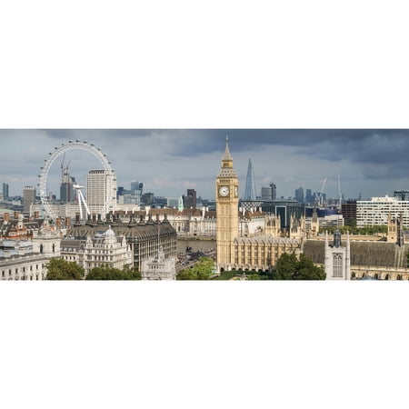 24x36 gallery poster, London, The Houses of Parliament and Elizabeth Tower