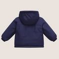 thumbnail image 4 of YunPes Toddler Boys Fleece Lined Puffer Jacket Full Zip Hooded Winter Coat with Zip Pockets Kids Windproof Warm Outerwear, 4 of 5