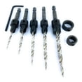 thumbnail image 5 of FTG USA Wood Countersink Drill Bit Set #4#6#8#10#12 with 2 Stop Collar, 5 of 11