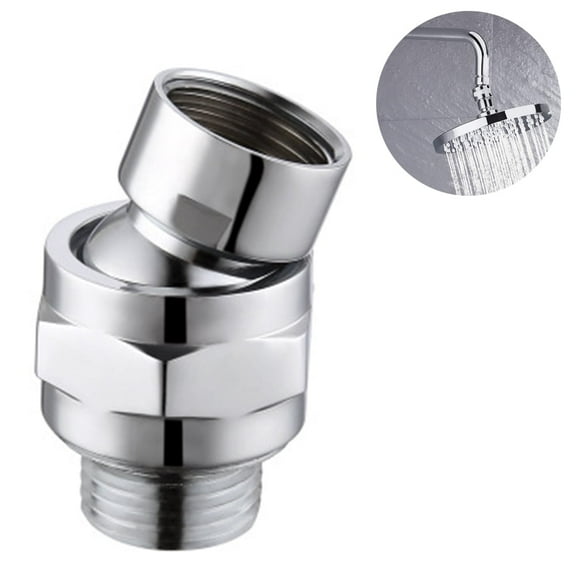 Namzi Shower Head Ball Joint, Rotatable and Adjustable, Universal Component, Brushed Nickel Finish, 1 Piece