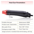 thumbnail image 2 of Hot Air Heat Machine 300W Mini Tool Kit for DIY Shrink Tubing Soldering Wrap, 2 of 5