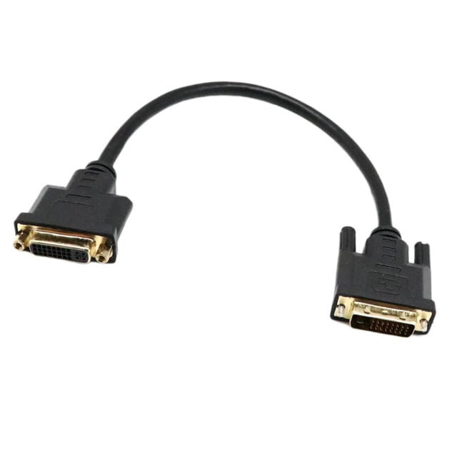 Cable de Extensión para Resoluciones hasta 2048 x 1536 y Transmisión Digital de hasta 9.9 GigaBits Per Second shamjiam Cable DVI D macho a hembra