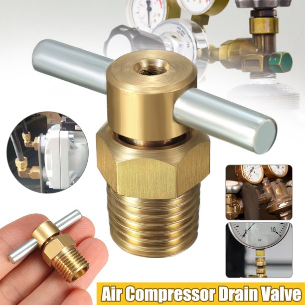 1/4 Inch NPT For Air Compressor Tank Replacement Part Brass 1/4" NPT