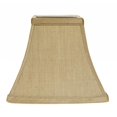 thumbnail image 1 of HomeRoots 469989 Abat-Jour Carré 12 Po. Brun Pâle Sans Slub, Beige, 1 of 1