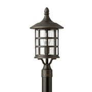 Hinkley Freeport Collection One Light Large Outdoor Post Top/Pier Mount, Oil Rubbed Bronze
