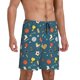 thumbnail image 2 of Balery Sports Ball Pantalones cortos de pijama de punto de algodón para hombre con cinturilla y bolsillos-3X-Large, 2 of 6