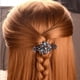 thumbnail image 2 of Pinzas para el Cabello Macarena Joyas de Pelo Vintage Azul Garra de pelo grande para mujer, 2 of 8
