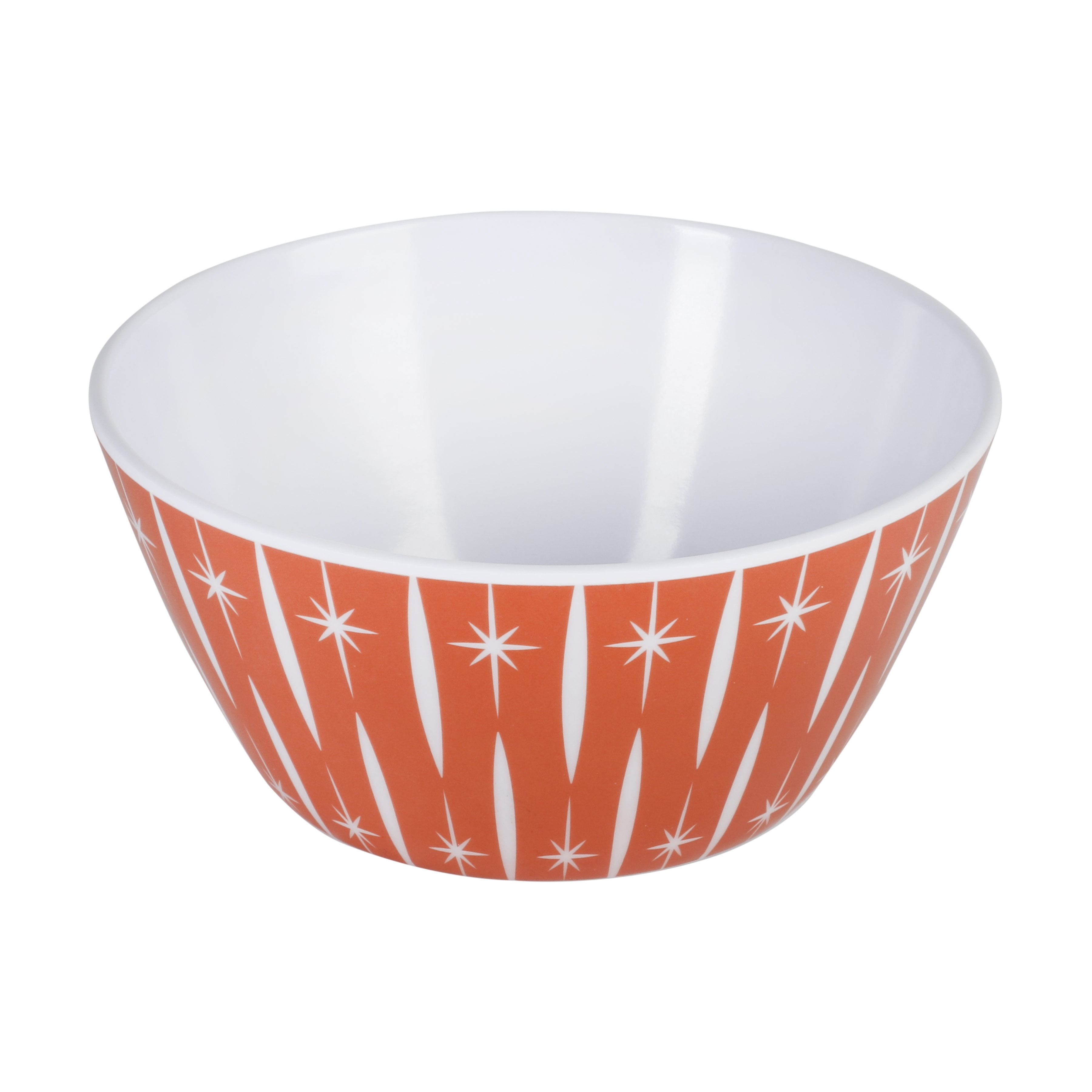 Wanda June Home Retro Renegade Orange 12-Piece Melamine Dinnerware Set by Miranda Lambert