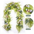 thumbnail image 6 of Wzzjkit Easter Garland Easter Decorations Vines with Colored Eggs and Carrots for Home Front Door Patio Porches Party Birthday Spring Holiday Decoration, 6 of 6