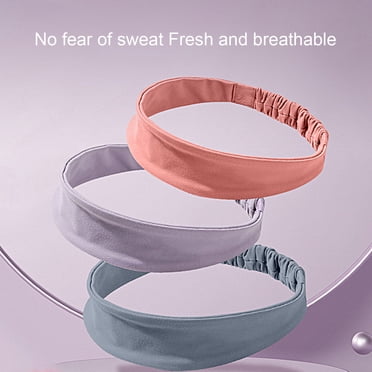 6-Pack Running Headbands For Men & Women – Sweatbands For Sports, Workout, Fitness