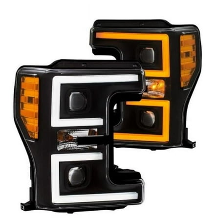 ANZO USA 111388 Projector Headlight Set Fits select: 2017-2019 FORD F250, 2017-2019 FORD F350