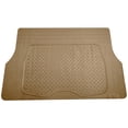 thumbnail image 3 of FH Group Climaproof Vinyl Beige Trunk Car Floor Mats, Universal Fit 1pc with Air Freshener, 3 of 5