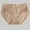 Beige, variant on FAHXNVB Silk Panties for Women Comfy High Waist Lace Underwear for Women Soft Seamless Ladies Stretch Full Coverage Briefs