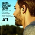 thumbnail image 3 of MEE audio M6 X1 Wired In-Ear Sports Headphones with Microphone and Remote – Sweatproof Secure Fit Earphones for Running, Jogging, and Gym Workouts (Black), 3 of 8