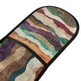 thumbnail image 4 of Yayeee Double Oven Mitt Kitchen Heat Resistant Baking 35" x7" Quilted Glove, Artistic Desert Waves, 4 of 6