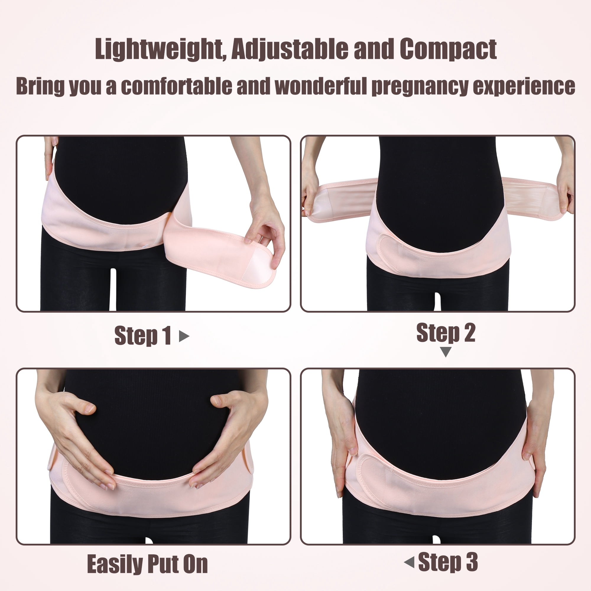 Unique Bargains Belly Bands for Pregnant Women Belly Abdomen Support