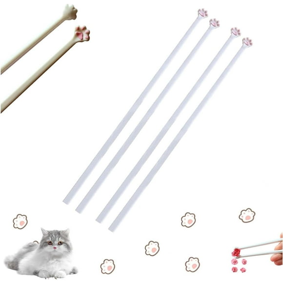 Cat Paw Chopsticks, Pink Chopsticks Cute, Unique Pink Paw Prints Reusable Non-Slip Chopstick, Durable Cat Claw Design, Fun Idea Gifts for Girlfriends and Cat Lovers (2Pair)