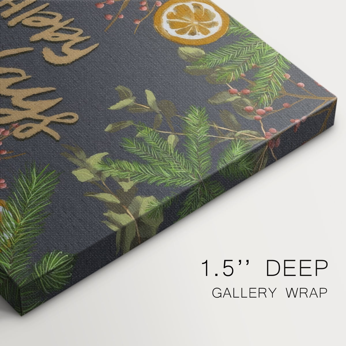 Christmas Holiday Art III- Gallery Wrapped Canvas-IX