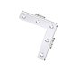 thumbnail image 2 of unbranded 10Ud Soporte Angular De Acero Inoxidable De Uso Fijo Para Reforzamiento Con Material Resistente Plata, 2 of 7