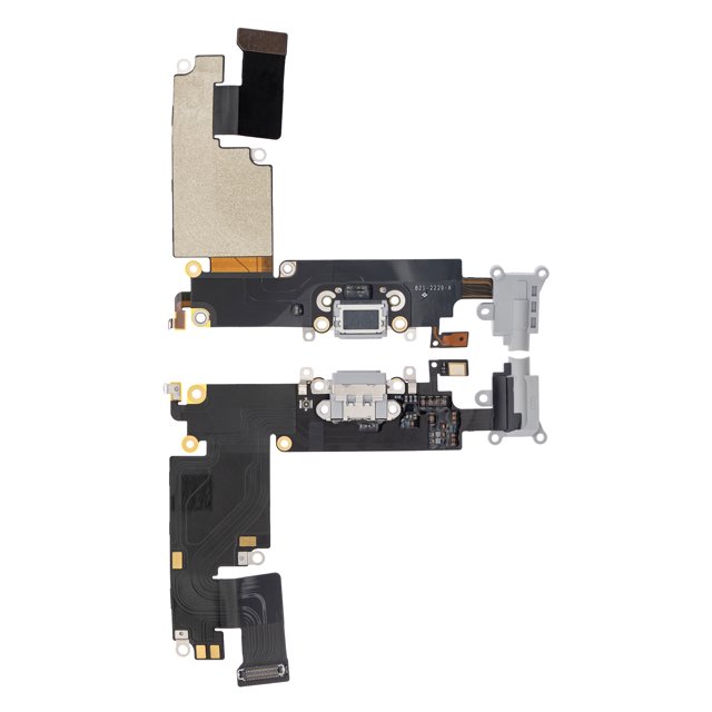 Câble Flexible de Port de Charge de Remplacement Compatible pour iPhone 6 Plus (Premium) (Argent)