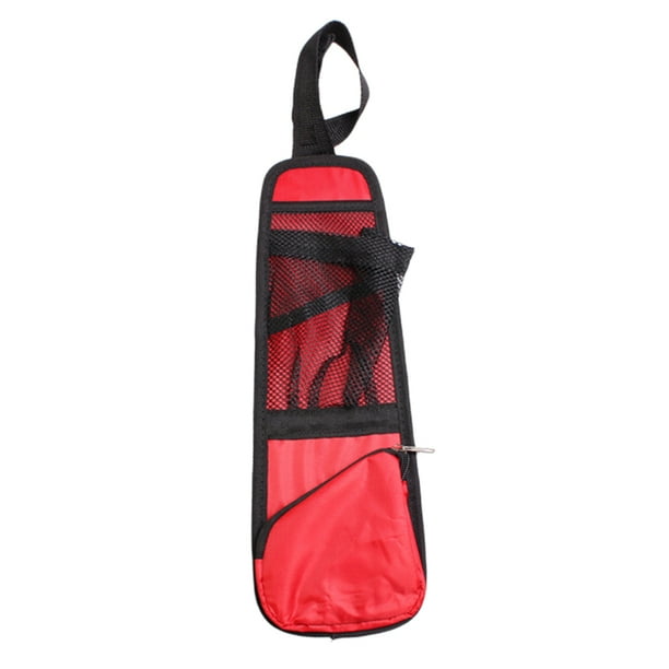 Organizador lateral para asiento de coche, bolsa colgante lateral para asiento de coche para coches y camiones (rojo) Likrtyny Accesorios para autos y motos