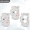thumbnail image 7 of Yayeee Toggle Light Switch Wall Plate 1-Gang 4.5"x2.7" Home Decorative Outlet Cover, Garden Pattern, 7 of 7