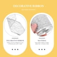 thumbnail image 2 of EeaseCA 1 Roll of Glitter Mesh Ribbon Decorative Hollow Ribbon Classic Bowknot Making Ribbon, 2 of 7