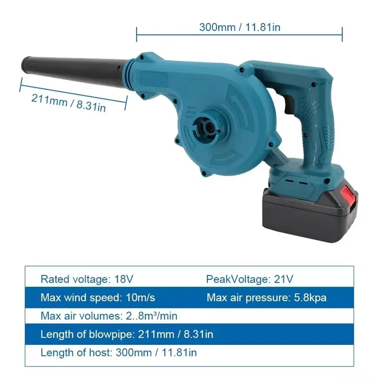 Cordless Leaf Blower For Computer Dust Collector Dust Snow Blowing Hand Power Tool ,Easy to Use