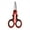 Red Scissor, variant on BE-TOOL Portable Stainless Steel Scissors Fishing Line Scissors Soft Handle Mini Scissors for Cutting Fishing Line Soft Bait