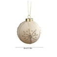 thumbnail image 3 of CuiLiyq 3.14 Inch Christmas Tree Ornament, Glittering Coffe Foam Pendant for office Fireplace Mantel Decor, Xmas Hanging Decoration for Home Holiday Party Supplies (C), 3 of 6