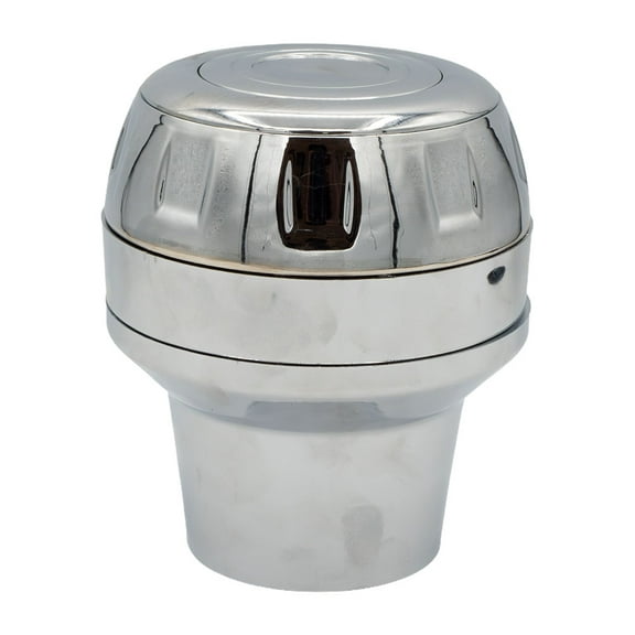 Steering Wheel Adapter Hub with Screw Set – Fits 3-Hole Steering Wheel for Freightliner Trucks (1989–2006) – Zinc Chrome-Plated, Silver Finish