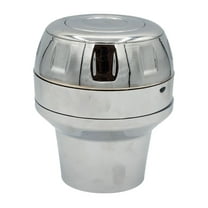 Steering Wheel Adapter Hub with Screw Set – Fits 3-Hole Steering Wheel for Freightliner Trucks (1989–2006) – Zinc Chrome-Plated, Silver Finish