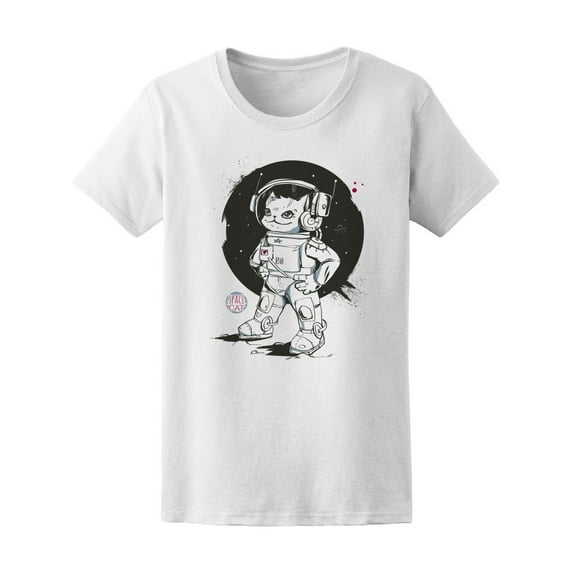 Astronaut Cat T-Shirt Men -Image by Shutterstock, Male x-Large