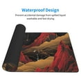 thumbnail image 3 of Naloa Lunar Mountains Golden Rivers Gaming Mouse Pad Large Mouse Mat Long Extended Desk Pad Non-Slip Rubber Mice Pads Stitched Edges Thin Pad (16x29.5 Inch), 3 of 8