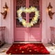 thumbnail image 4 of Eoozwa 2 Packs Valentine's Day Heart Garland Hanging Decoration with LED Lights Floral Wedding Engagement Anniversary Party Decor Romantic Home Decorations for Wall Door Mantle, 4 of 6