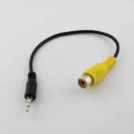 FOR 10pcs 2.5mm Stereo 3 Pole Male to 1x RCA Female Video Adapter Audio Cable 20cm