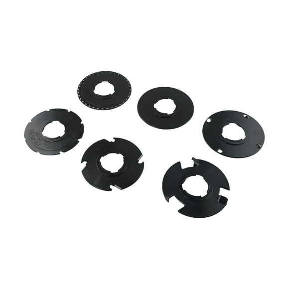 Mosiee 6Pcs Plant Plates Set Replacement For Earthway 1001-B Garden Sower Plants Radish Carrot Beans Beets Plates Parts